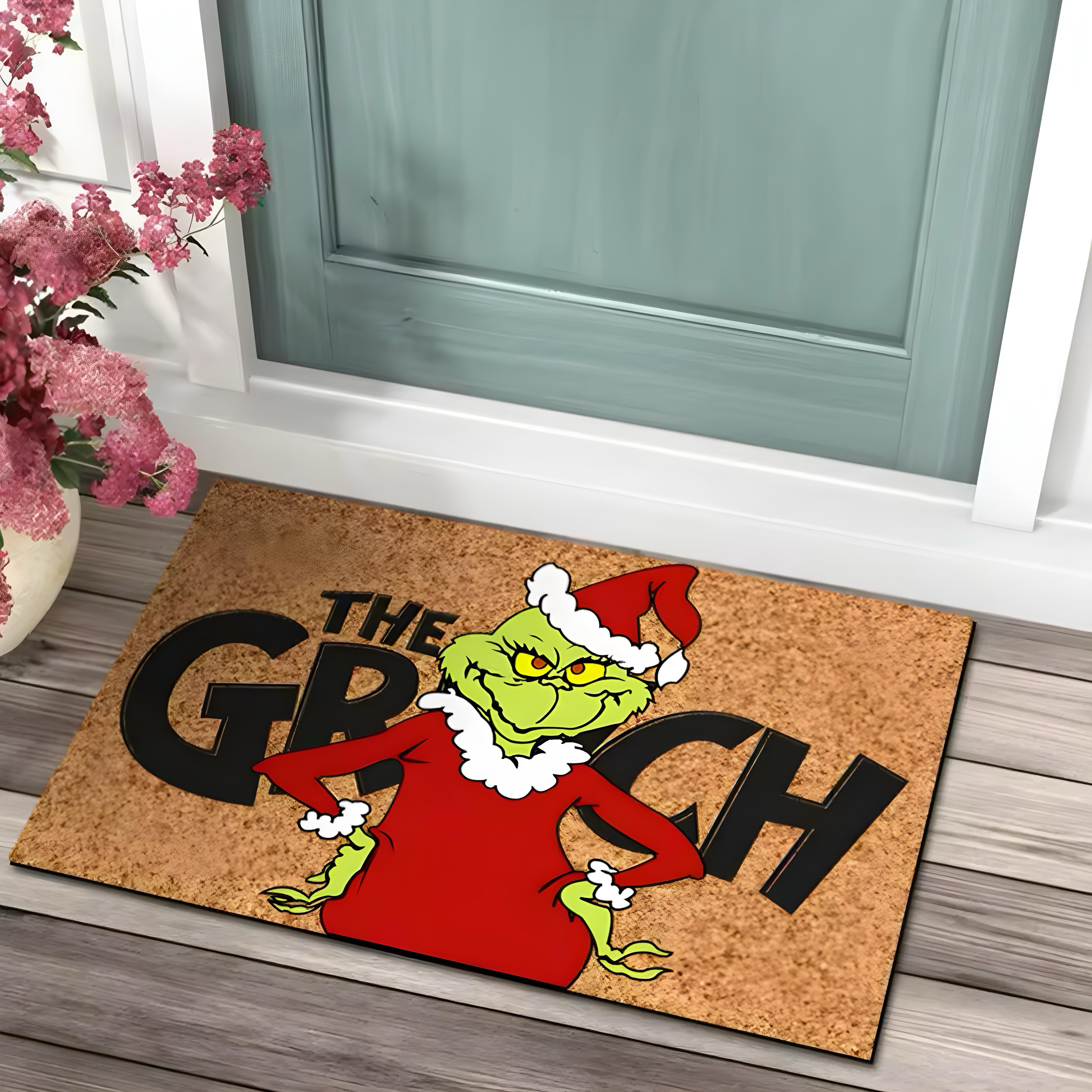 Doormat “Grinch at the Door”