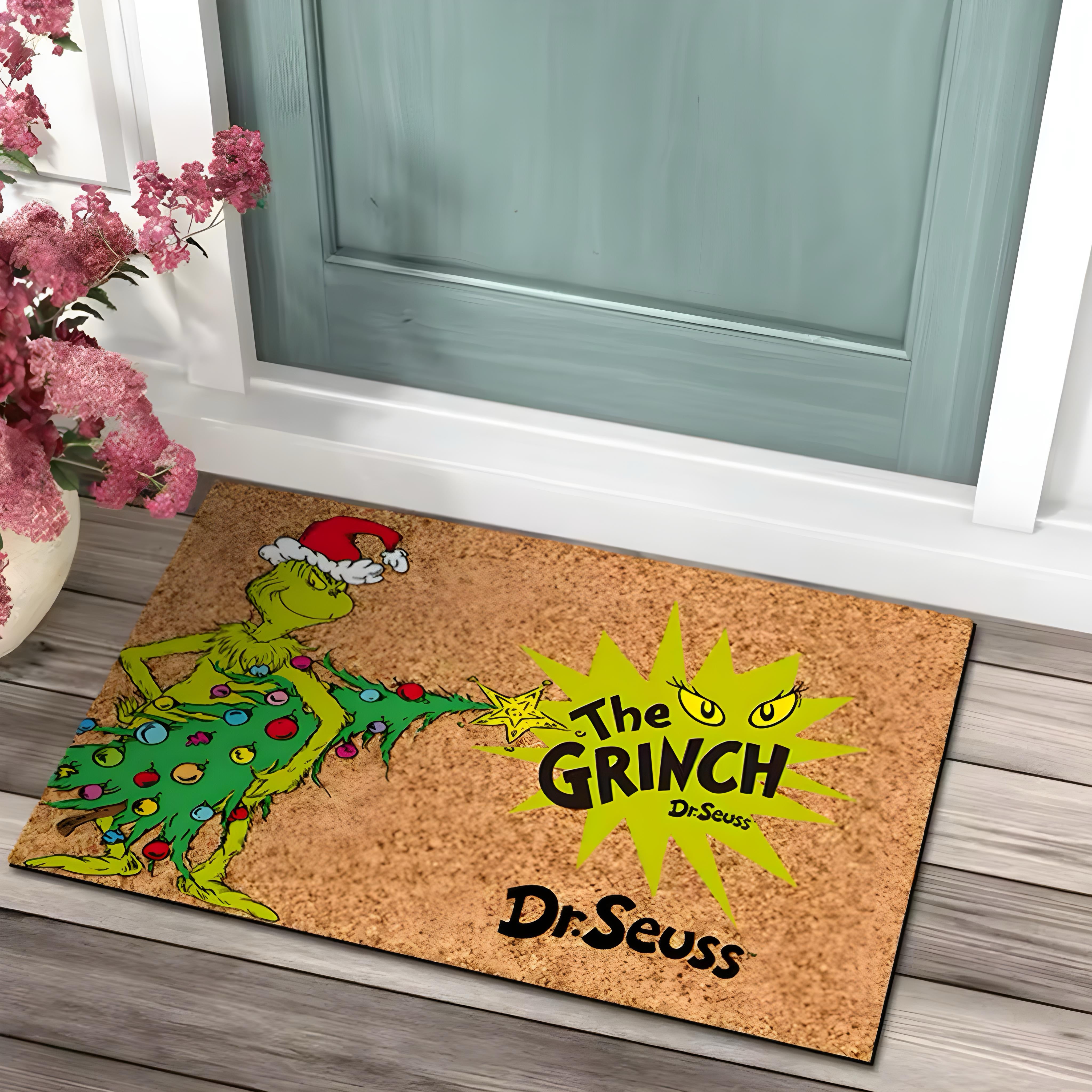 Doormat “Grinch at the Door”