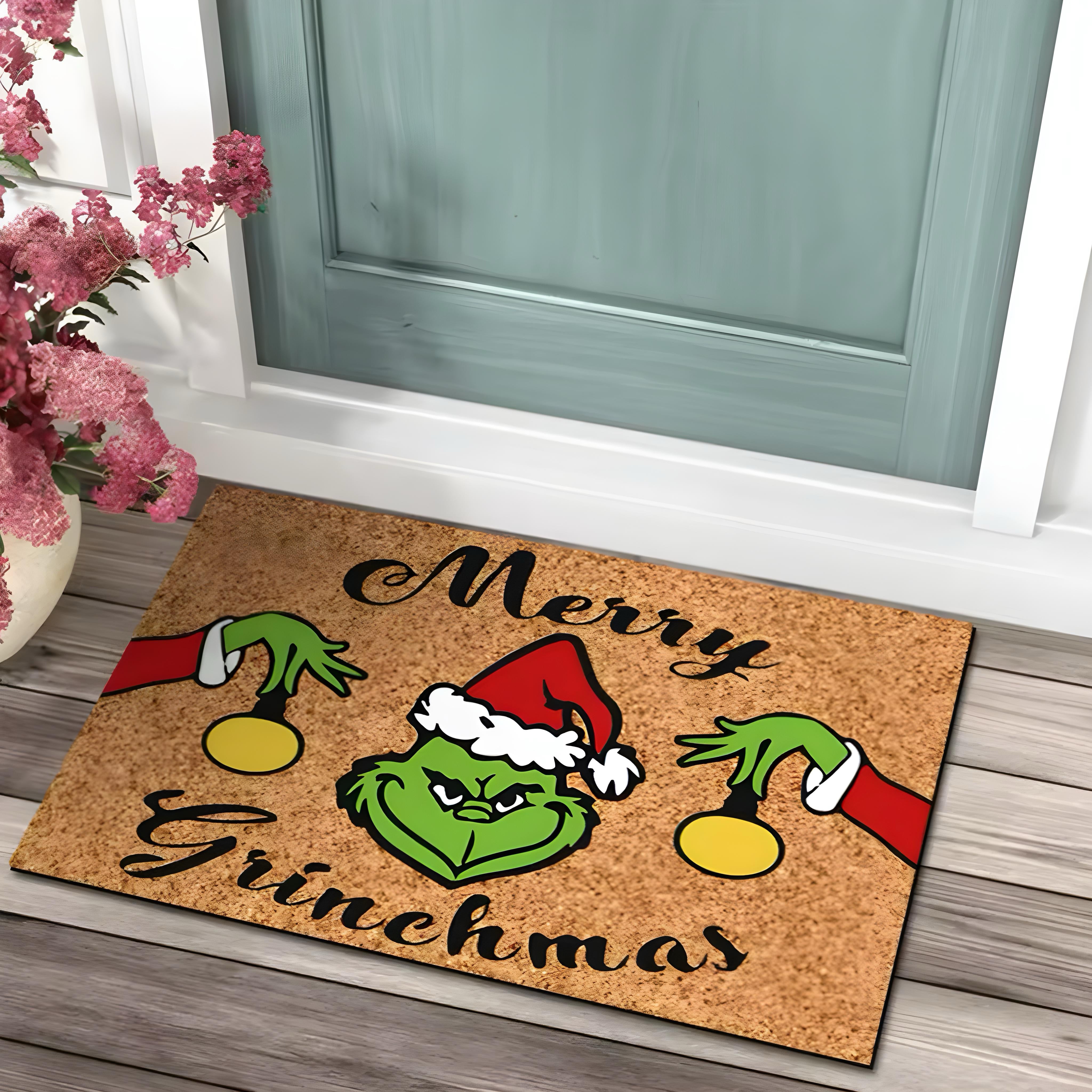 Doormat “Grinch at the Door”