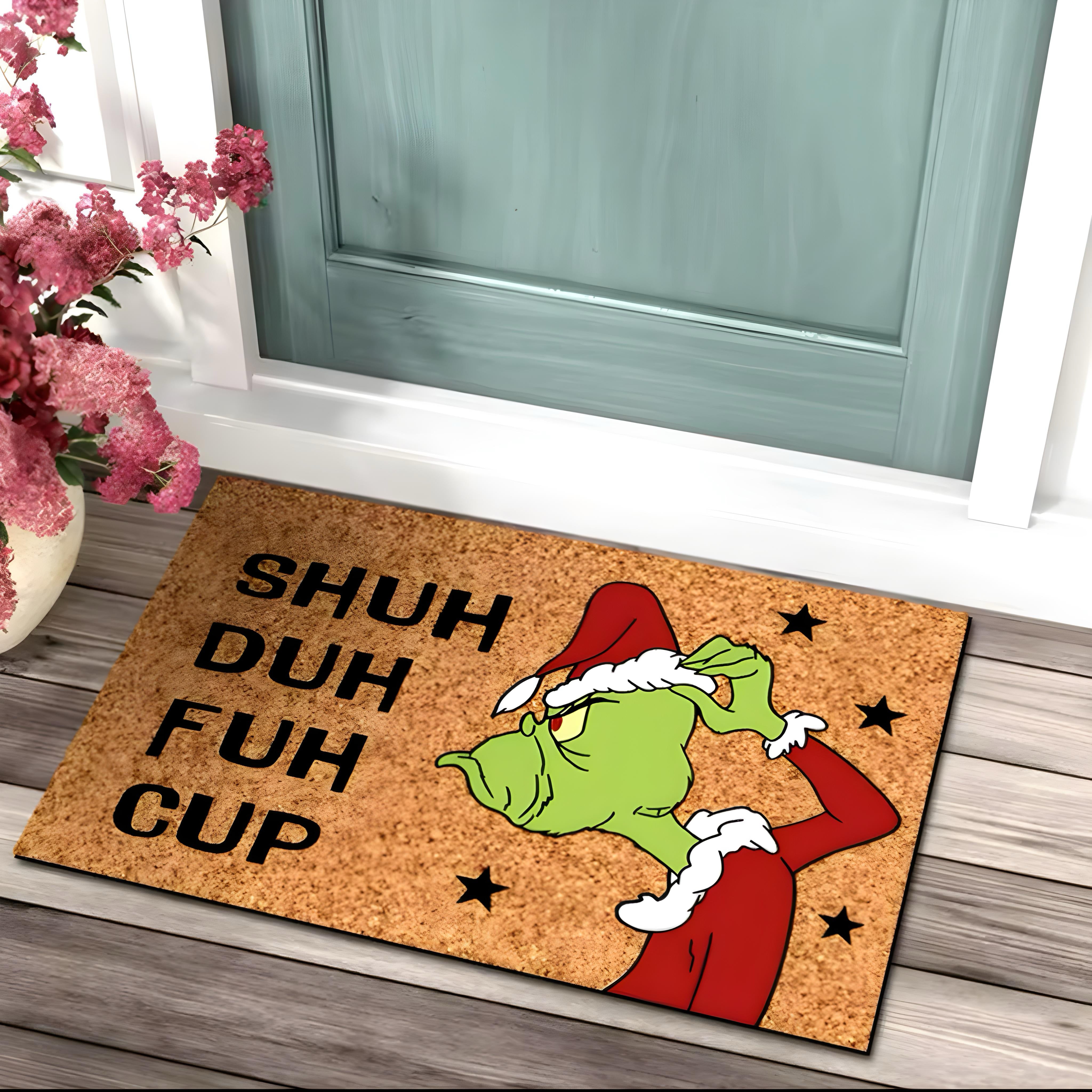 Doormat “Grinch at the Door”